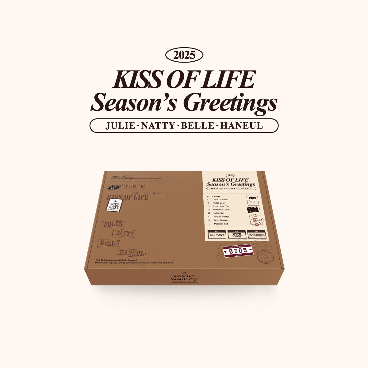 KISS OF LIFE 2025 SEASON'S GREETINGS COVER