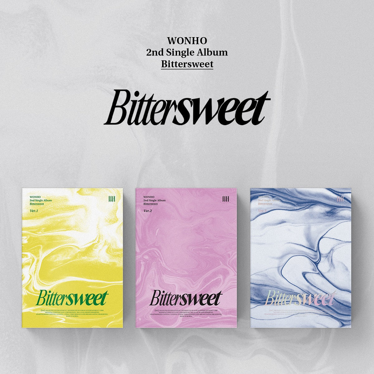 WONHO 2ND SINGLE ALBUM 'BITTERSWEET' SET COVER