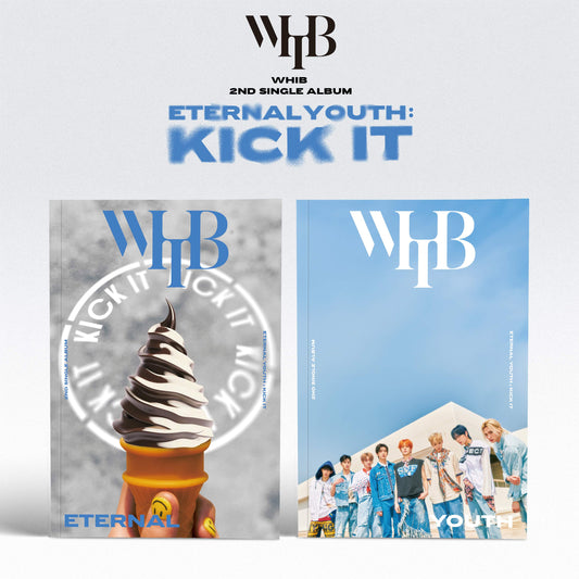 WHIB 2ND SINGLE ALBUM 'ETERNAL YOUTH : KICK IT' SET COVER