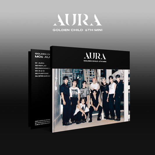 GOLDEN CHILD 6TH MINI ALBUM 'AURA' (COMPACT) COVER