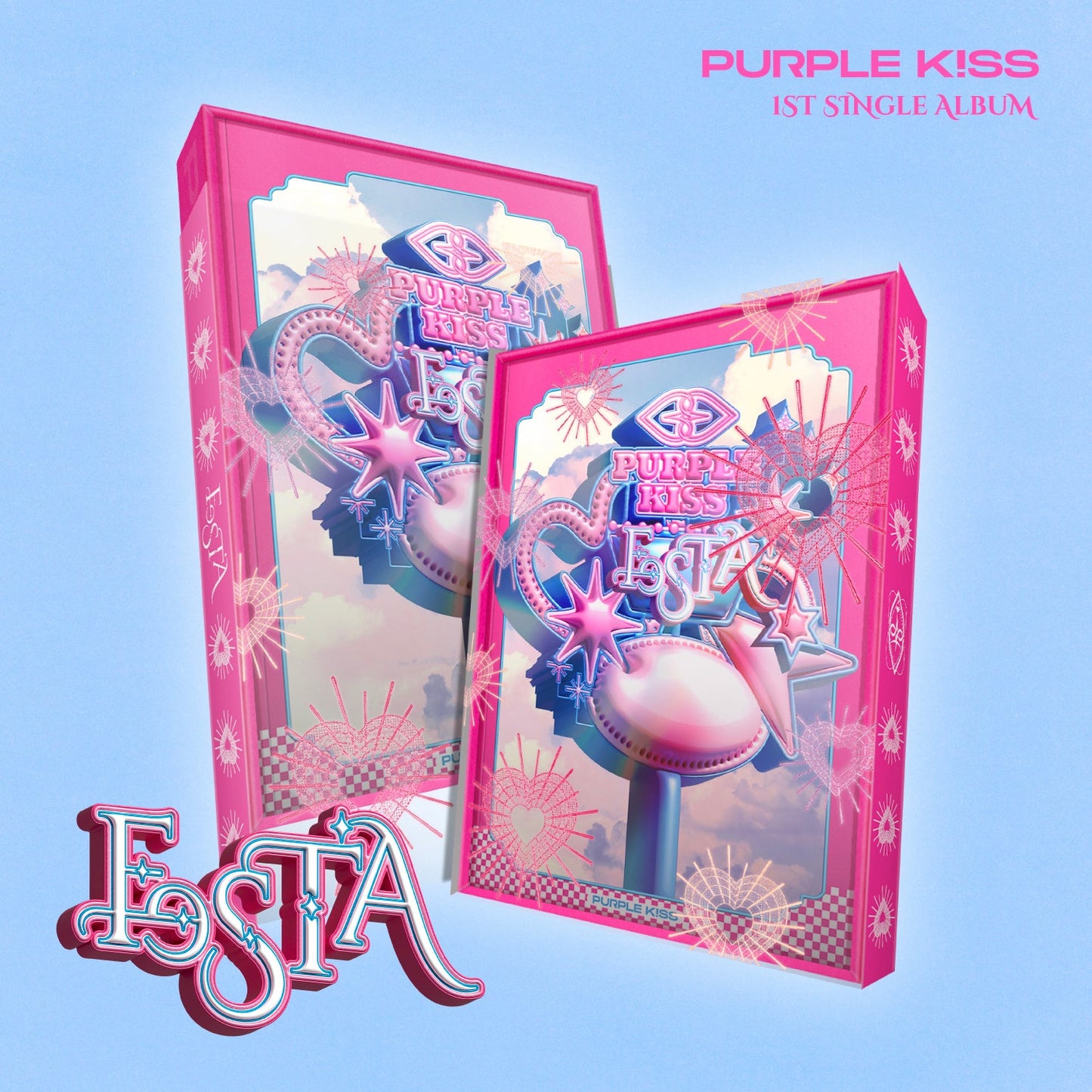 PURPLE KISS 1ST SINGLE ALBUM 'FESTA' COVER