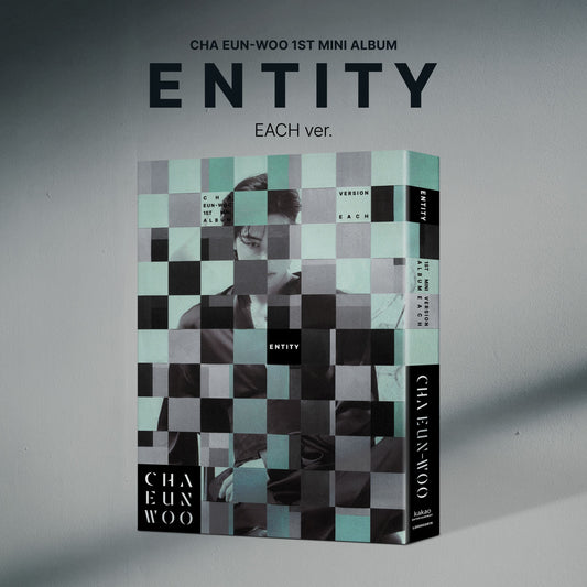  CHA EUN-WOO 1ST MINI ALBUM 'ENTITY' EACH VERSION COVER