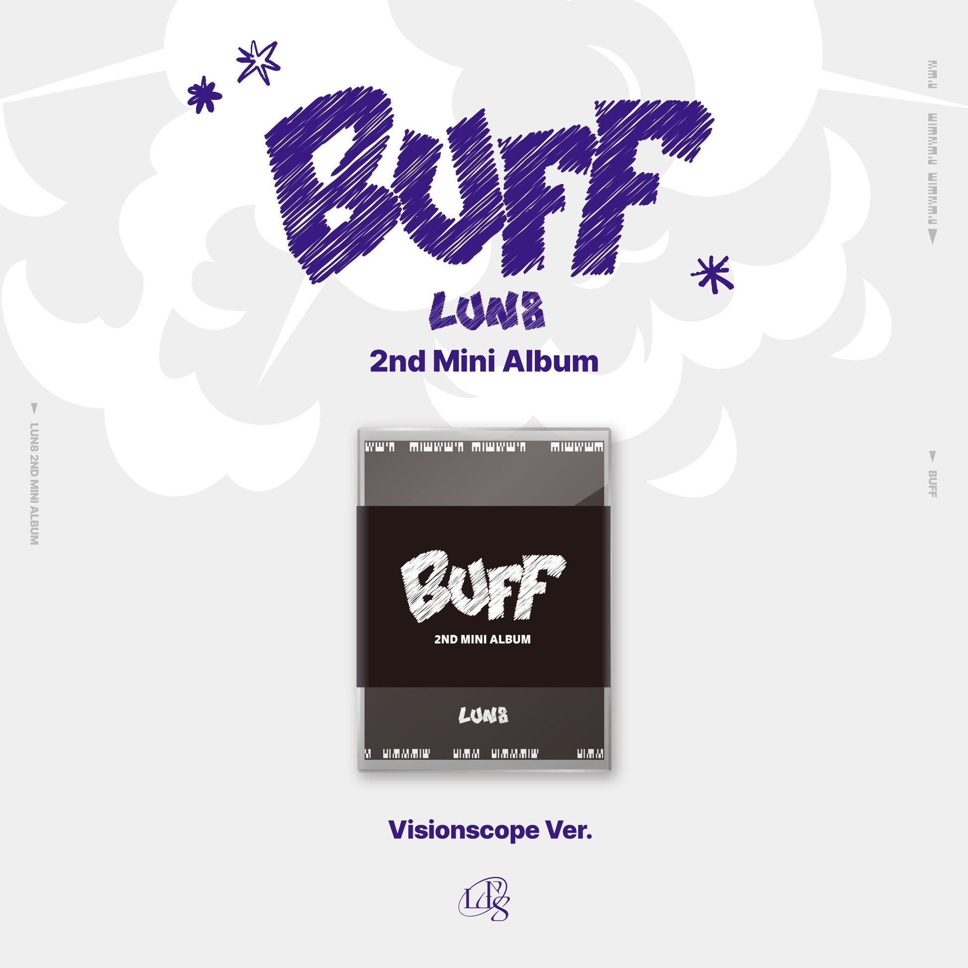 LUN8 2ND MINI ALBUM 'BLUFF' VISIONSCOPE VERISON COVER