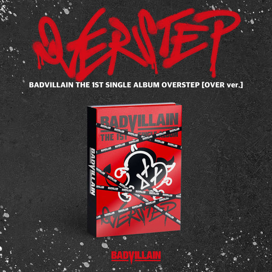 BADVILLAIN 1ST SINGLE ALBUM 'OVERSTEP' OVER VERSION COVER