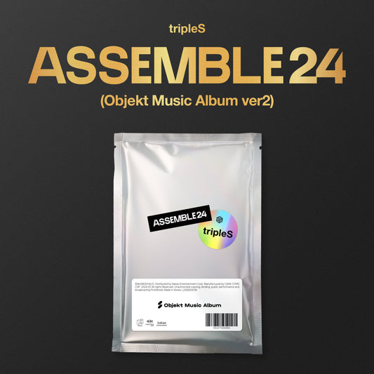 TRIPLES 1ST ALBUM 'ASSEMBLE24' (OBJEKT MUSIC ALBUM VER2) COVER