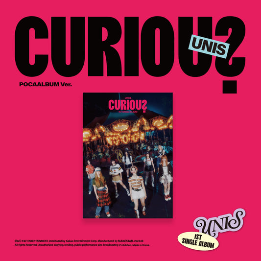 UNIS 1ST SINGLE ALBUM 'CURIOUS' (POCA) COVER