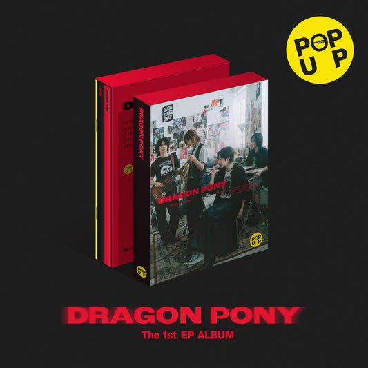 DRAGON PONY 1ST EP ALBUM 'POP UP' COVER