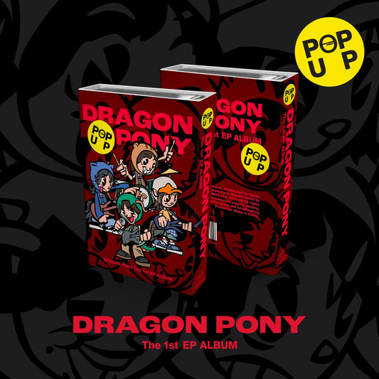 DRAGON PONY 1ST EP ALBUM 'POP UP' (NEMO) COVER