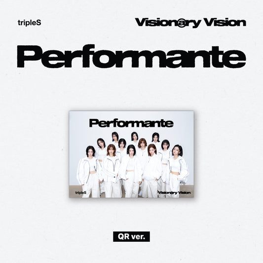 TRIPLES ALBUM 'VISIONARY VISION <PERFORMANTE>' (QR) COVER