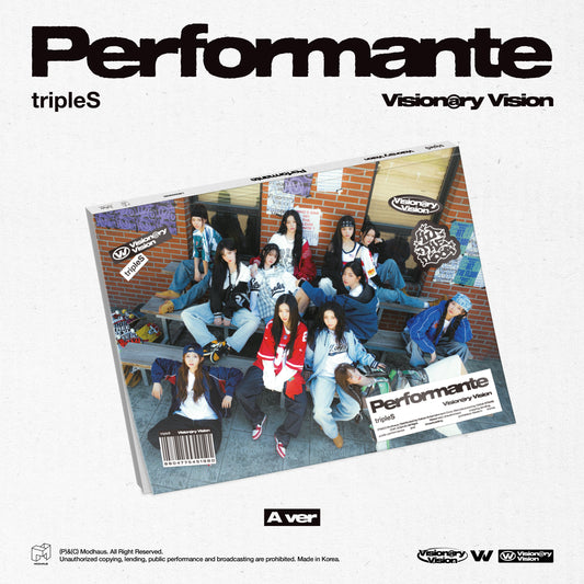 TRIPLES ALBUM 'VISIONARY VISION <PERFORMANTE>' A VERSION COVER