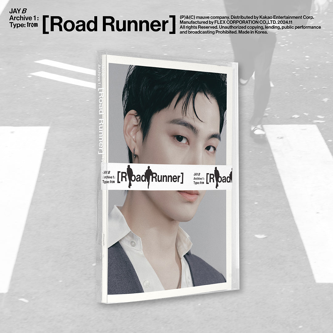 JAY B 1ST ALBUM 'ARCHIVE 1 : [ROAD RUNNER]' FROM VERSION COVER