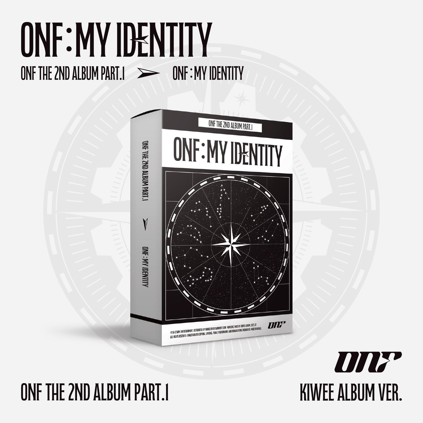 ONF 2ND ALBUM PART.1 'ONF:MY IDENTITY' (KIWEE) COVER