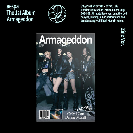 AESPA 1ST ALBUM 'ARMAGEDDON' (ZINE) COVER