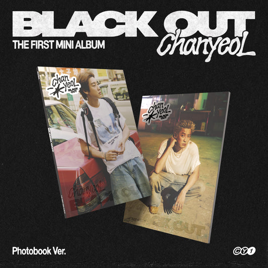 CHANYEOL 1ST MINI ALBUM 'BLACK OUT' (PHOTO BOOK) SET COVER
