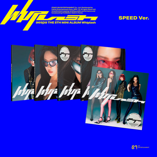 AESPA 5TH MINI ALBUM 'WHIPLASH' (SPEED) COVER