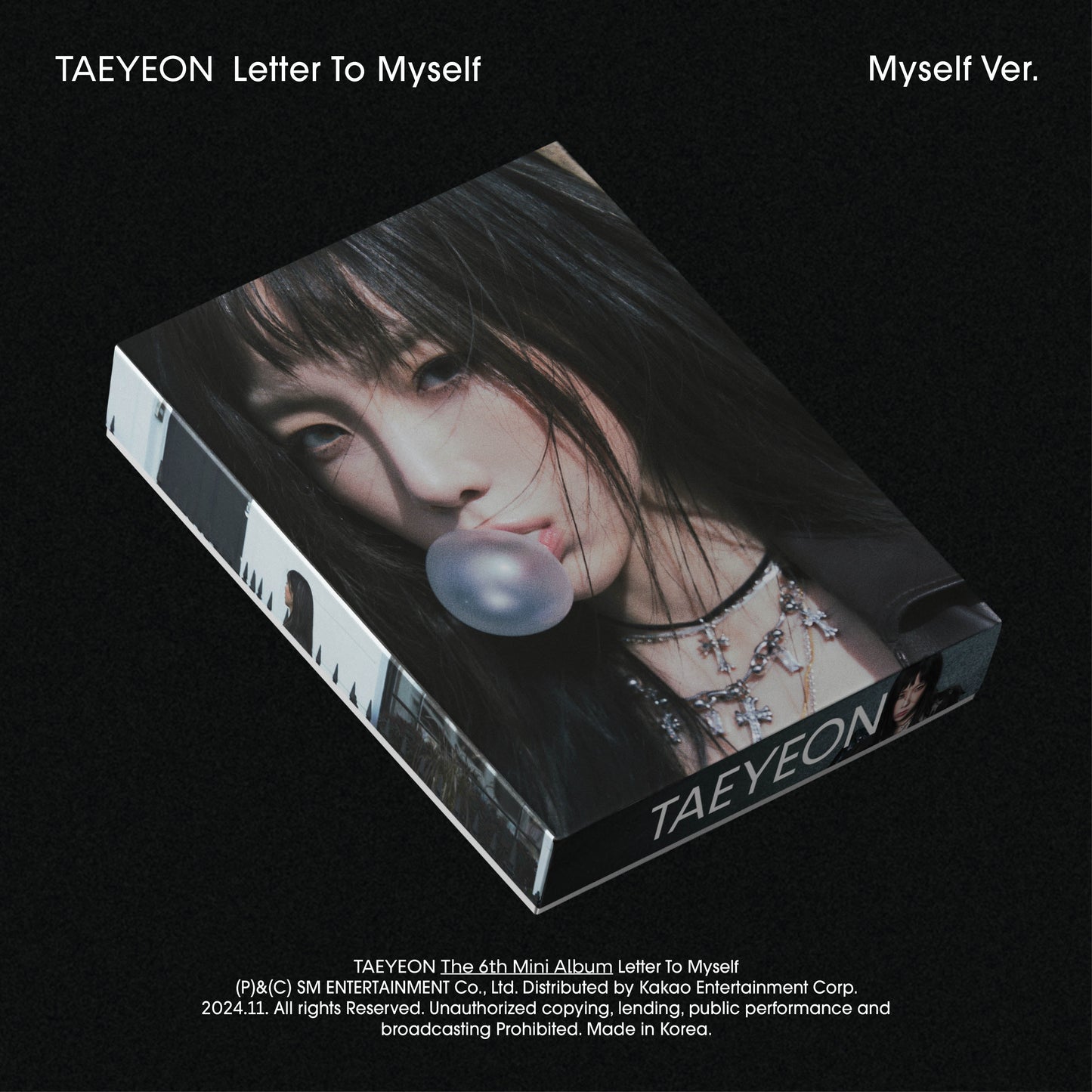 TAEYEON 6TH MINI ALBUM 'LETTER TO MYSELF' (MYSELF) COVER