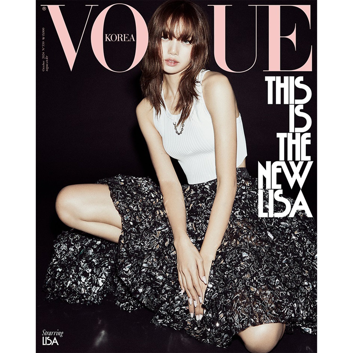 VOGUE KOREA 'OCTOBER 2024 - LISA (BLACKPINK), JIN (BTS)' A LISA VERSION COVER