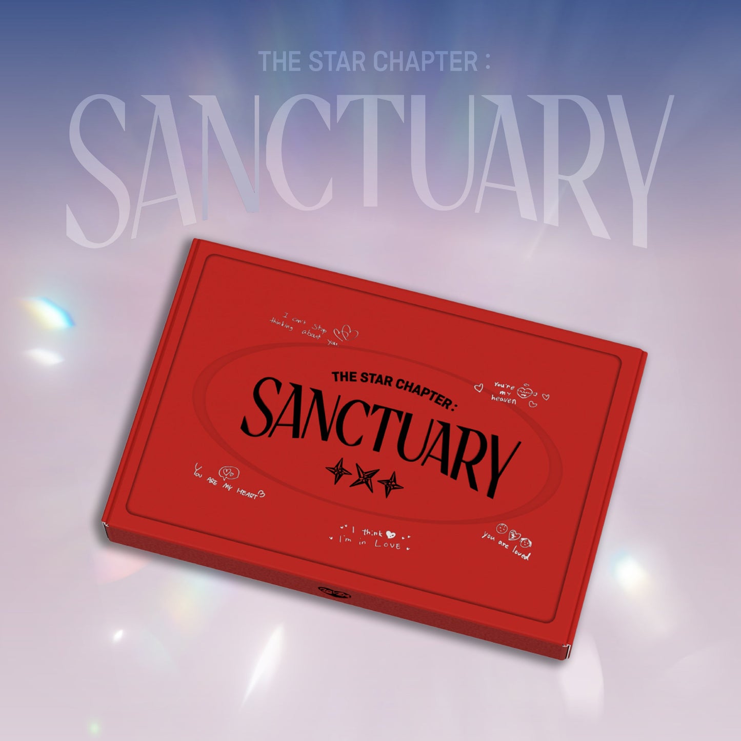 TOMORROW X TOGETHER (TXT) ALBUM 'THE STAR CHAPTER : SANCTUARY' LOVER VERSION COVER