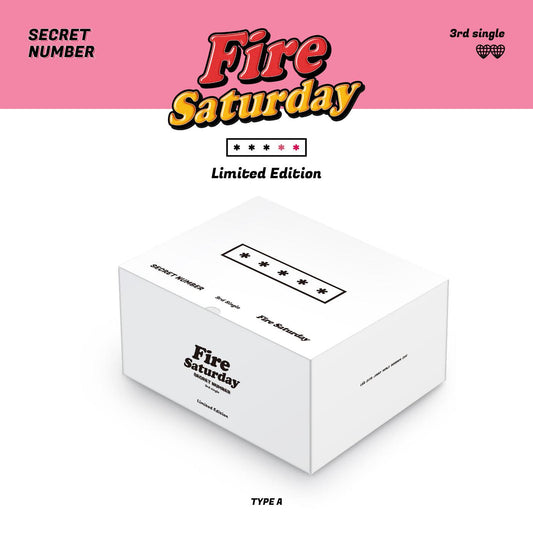 SECRET NUMBER 3RD SINGLE ALBUM 'FIRE SATURDAY' LIMITED EDITION A cover