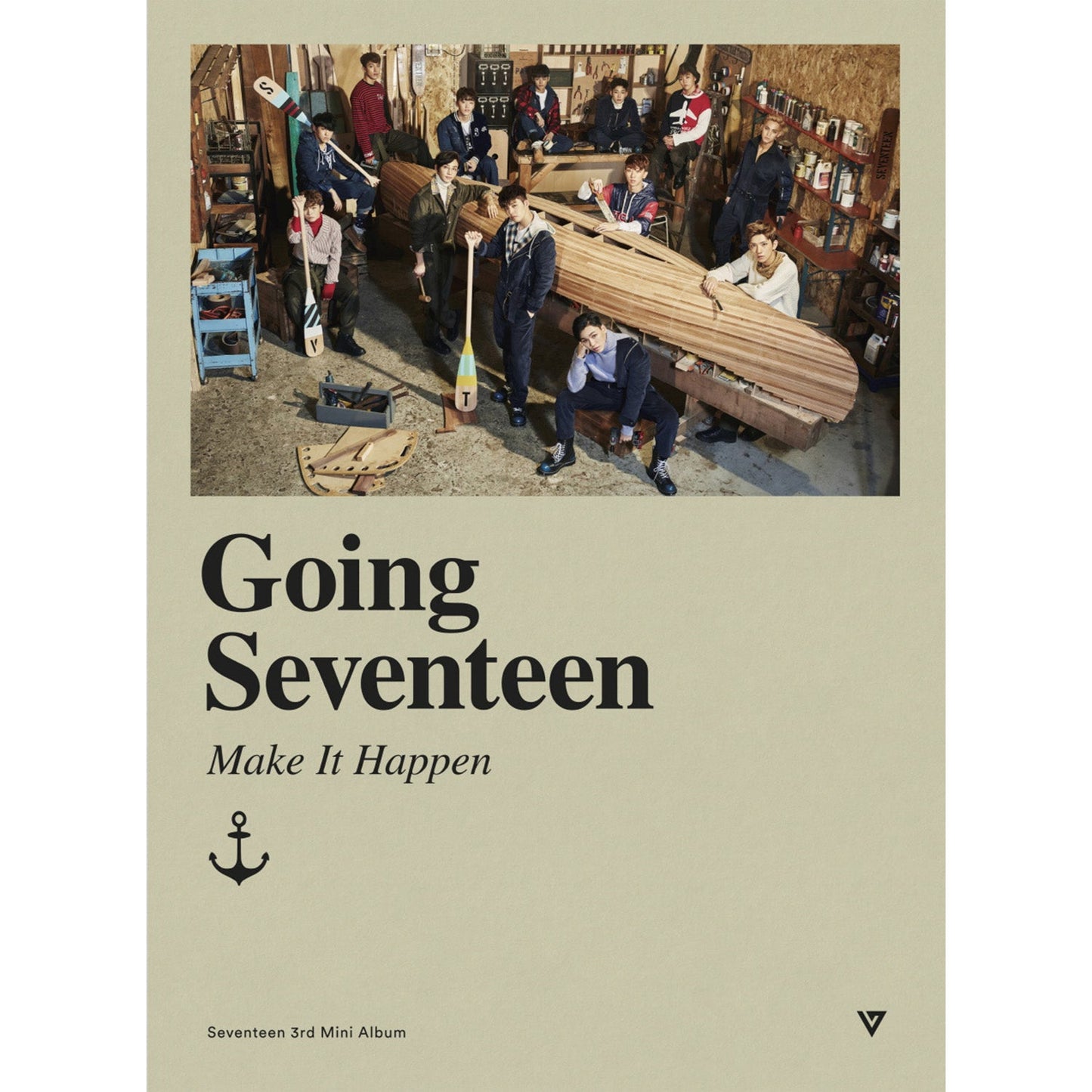 SEVENTEEN 3RD MINI ALBUM 'GOING SEVENTEEN' (RE-RELEASE) MAKE IT HAPPEN VERSION COVER