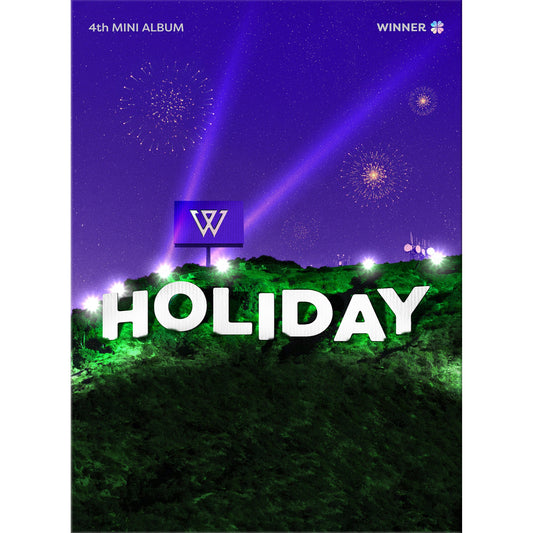 WINNER 4TH MINI ALBUM 'HOLIDAY' (PHOTOBOOK) NIGHT VERSION COVER