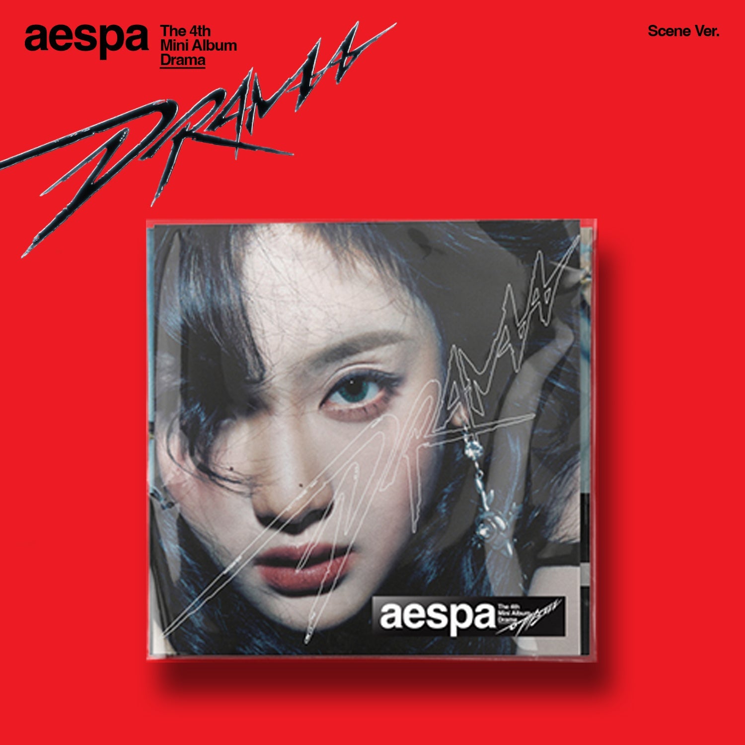 AESPA 4TH MINI ALBUM 'DRAMA' (SCENE) NING NING VERSION COVER