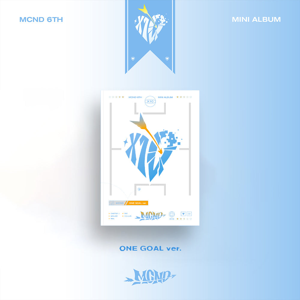 MCND 6TH MINI ALBUM 'X10' ONE GOAL VERSION COVER