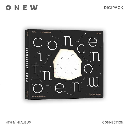 ONEW 4TH MINI ALBUM 'CONNECTION' (DIGIPACK) ON VERSION COVER