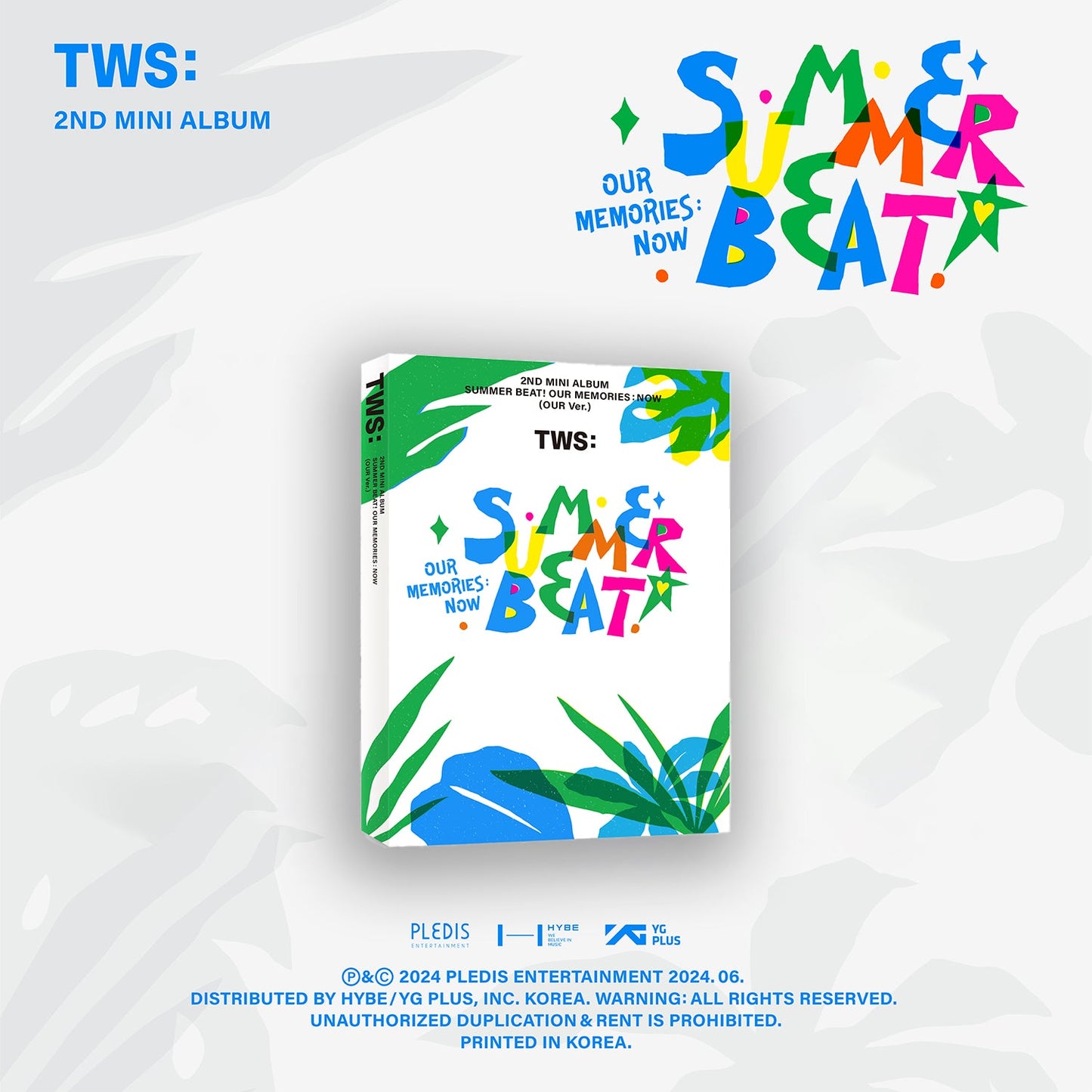 TWS 2ND MINI ALBUM 'SUMMER BEAT!' OUR VERSION COVER