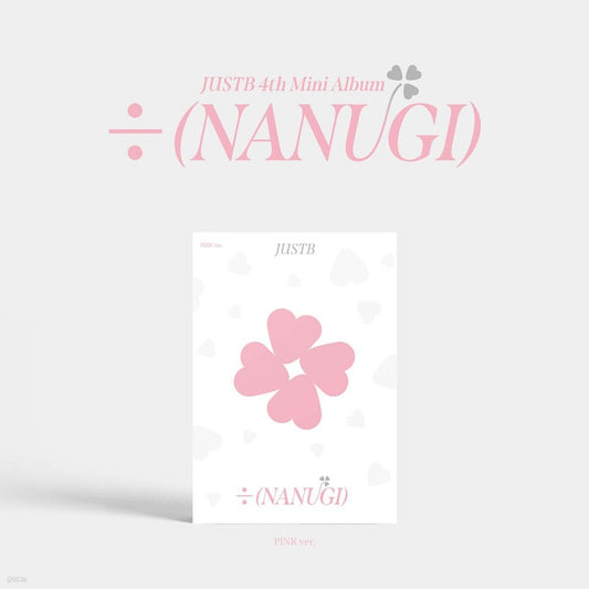 JUST B 4TH MINI ALBUM '÷ (NANUGI)' PINK VERSION COVER