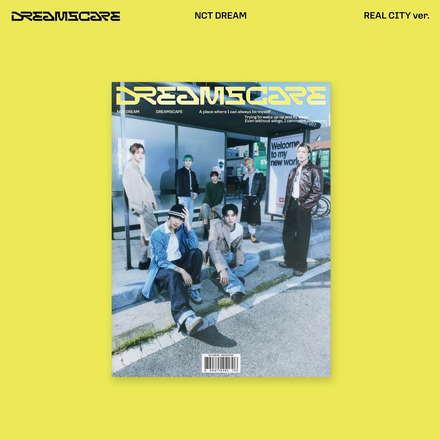 NCT DREAM 4TH ALBUM 'DREAMSCAPE' (REAL CITY) COVER