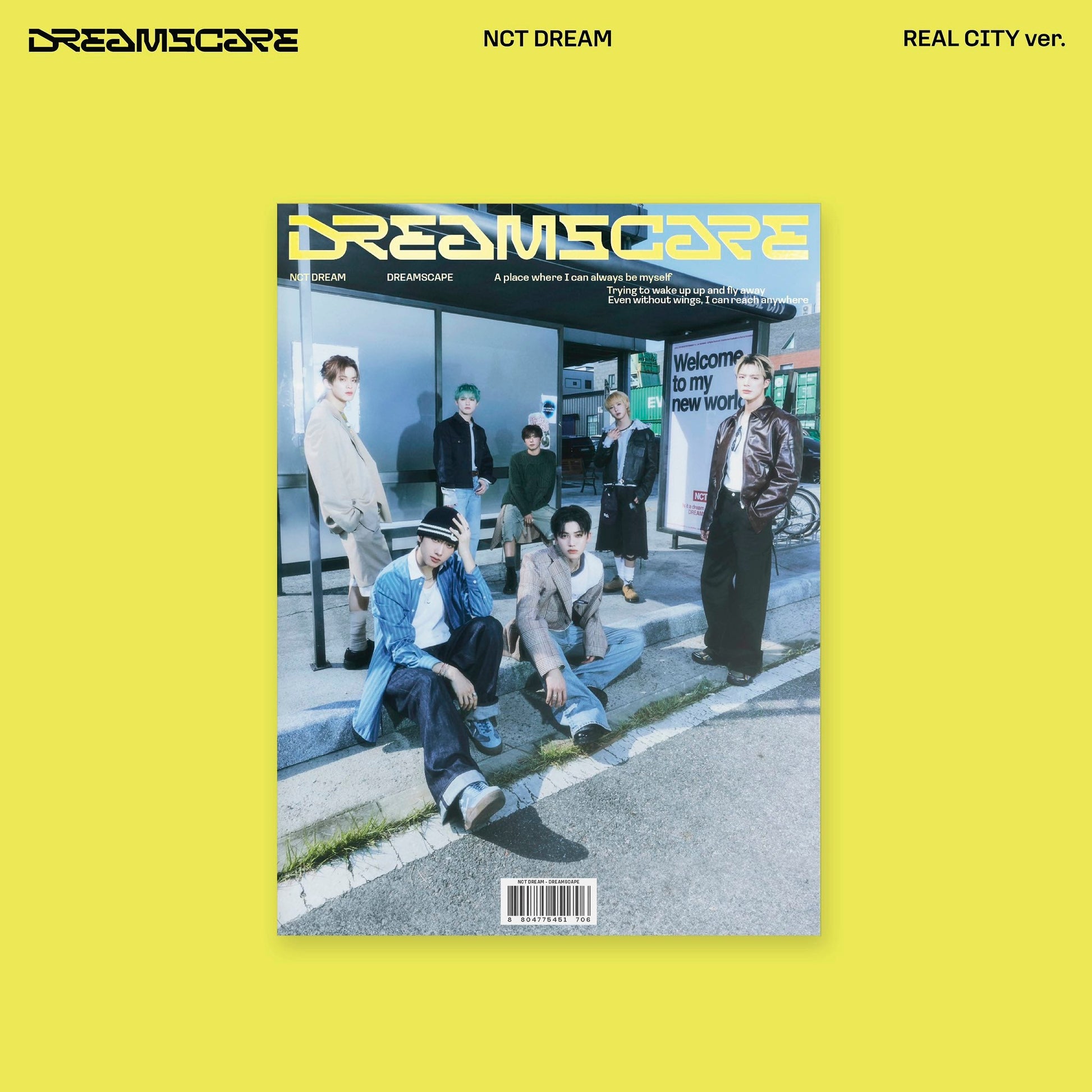 NCT DREAM 4TH ALBUM 'DREAMSCAPE' (REAL CITY) COVER