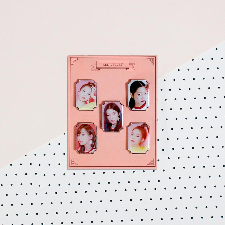 RED VELVET OFFICIAL PHOTO METAL BADGE SET - KPOP REPUBLIC