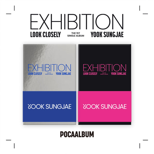 YOOK SUNGJAE 1ST SINGLE ALBUM 'EXHIBITION : LOOK CLOSELY' (POCA) SET COVER