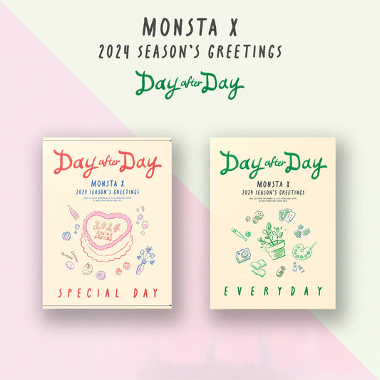 MONSTA X 2024 SEASON'S GREETINGS 'DAY AFTER DAY' SET COVER