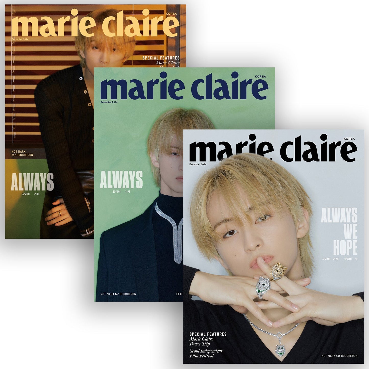 MARIE CLAIRE KOREA 'DECEMBER 2024 - MARK (NCT)' COVER