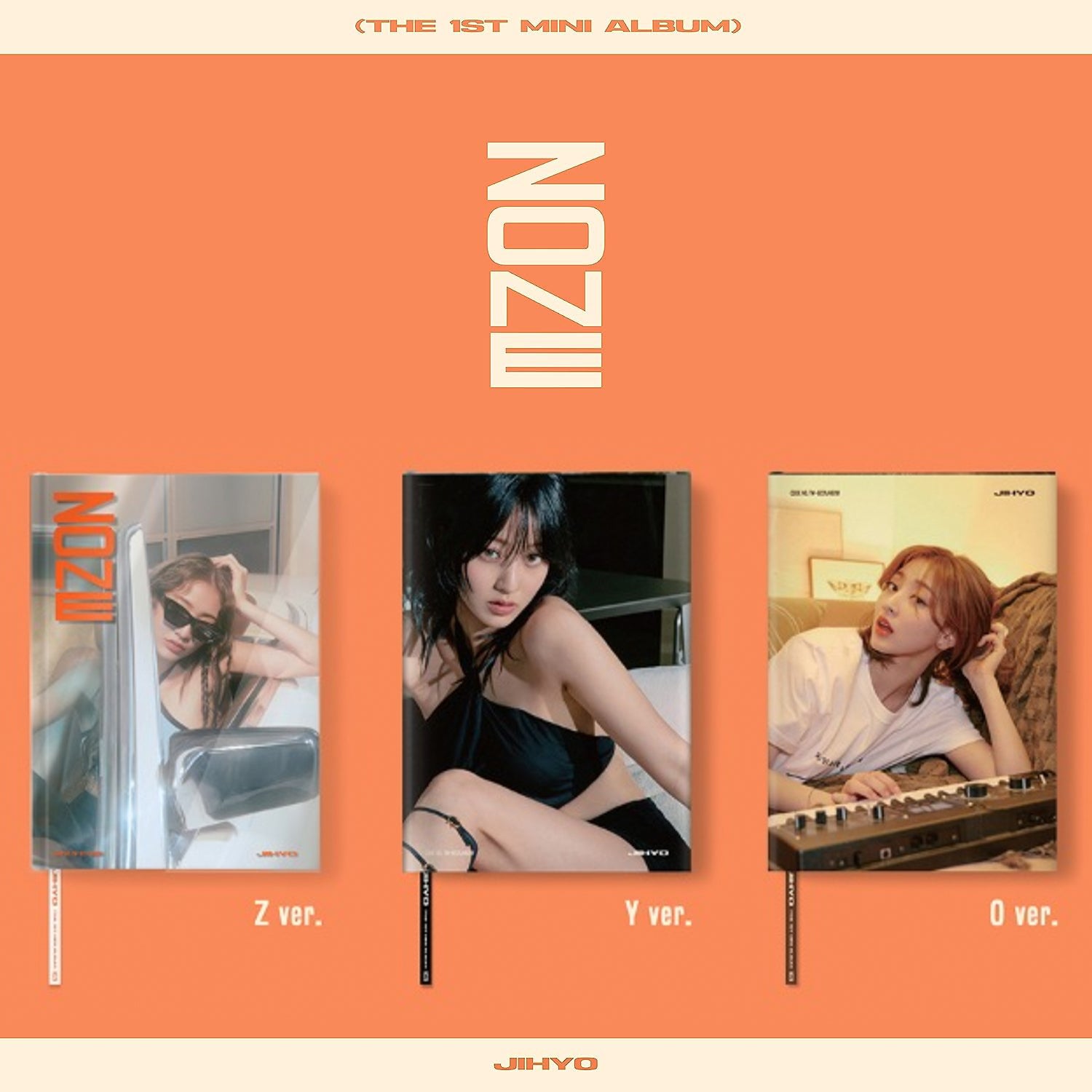 JIHYO (TWICE) 1ST MINI ALBUM 'ZONE' SET COVER