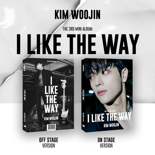 KIM WOOJIN 3RD MINI ALBUM 'I LIKE THE WAY' SET COVER