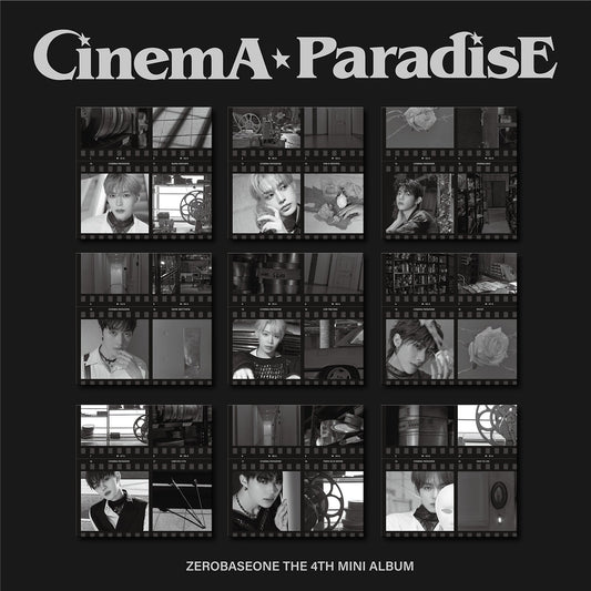 ZEROBASEONE (ZB1) 4TH MINI ALBUM 'CINEMA PARADISE' (DIGIPACK) SET COVER