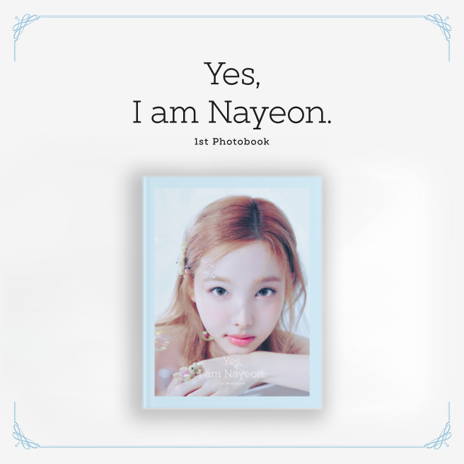 NAYEON 1ST PHOTOBOOK 'YES, I AM NAYEON' SKY VERSION COVER