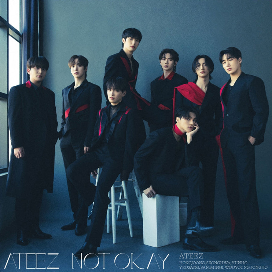 ATEEZ 3RD JAPANESE SINGLE 'NOT OKAY' COVER