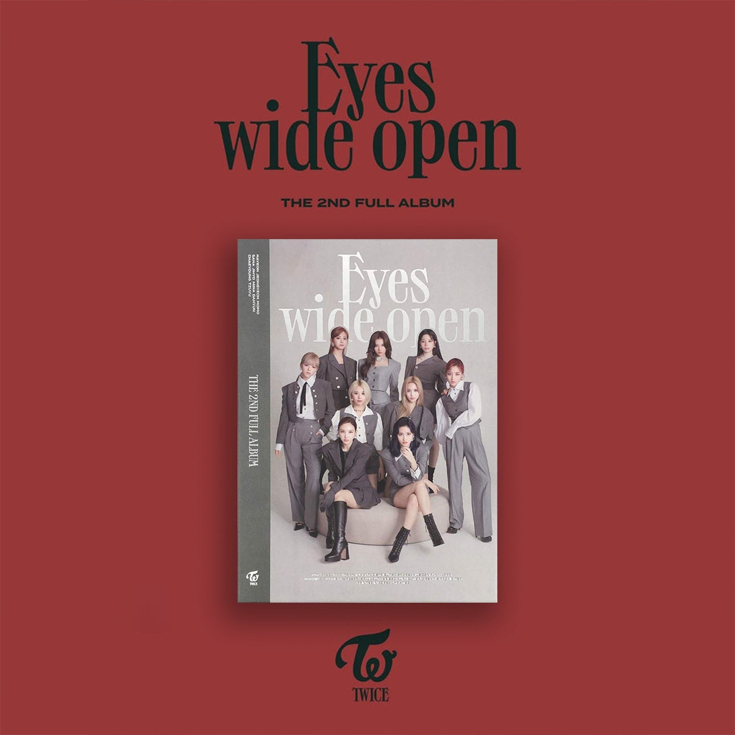 TWICE 2ND ALBUM 'EYES WIDE OPEN' STYLE VERSION COVER