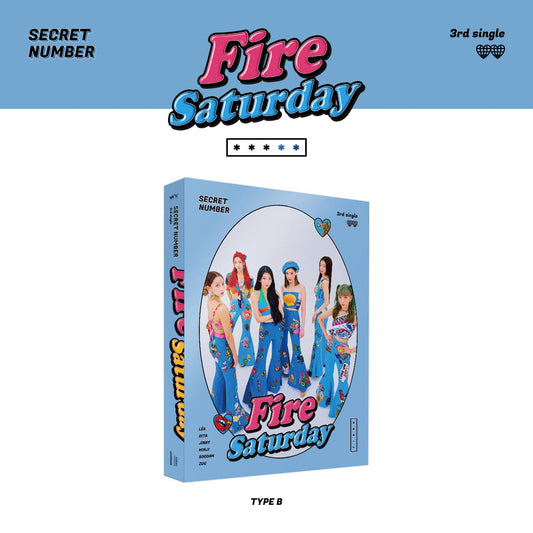 SECRET NUMBER 3RD SINGLE ALBUM 'FIRE SATURDAY' STANDARD B COVER