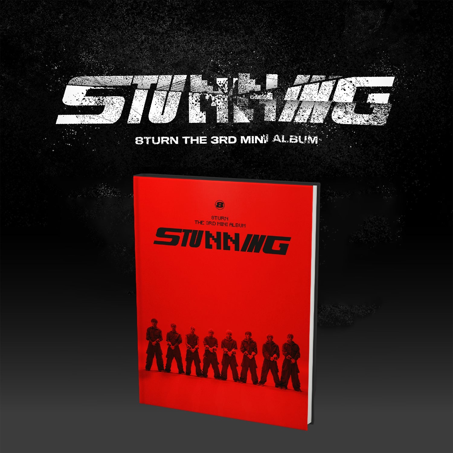 8TURN 3RD MINI ALBUM 'STUNNING' THE NEW VERSION COVER