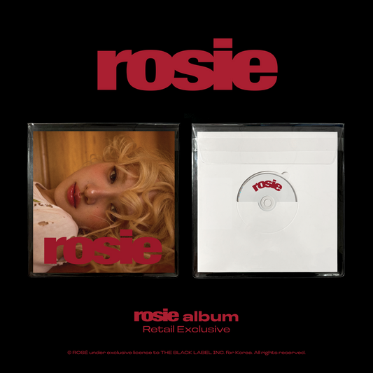 ROSÉ 1ST STUDIO ALBUM 'ROSIE' RETAIL EXCLUSIVE VERSION COVER