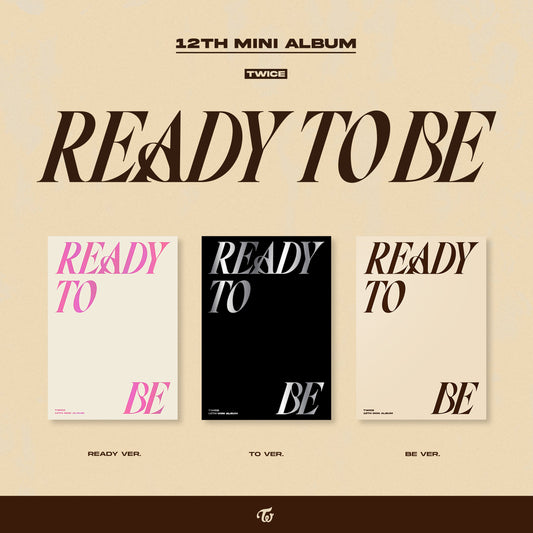 TWICE 12TH MINI ALBUM 'READY TO BE' SET COVER