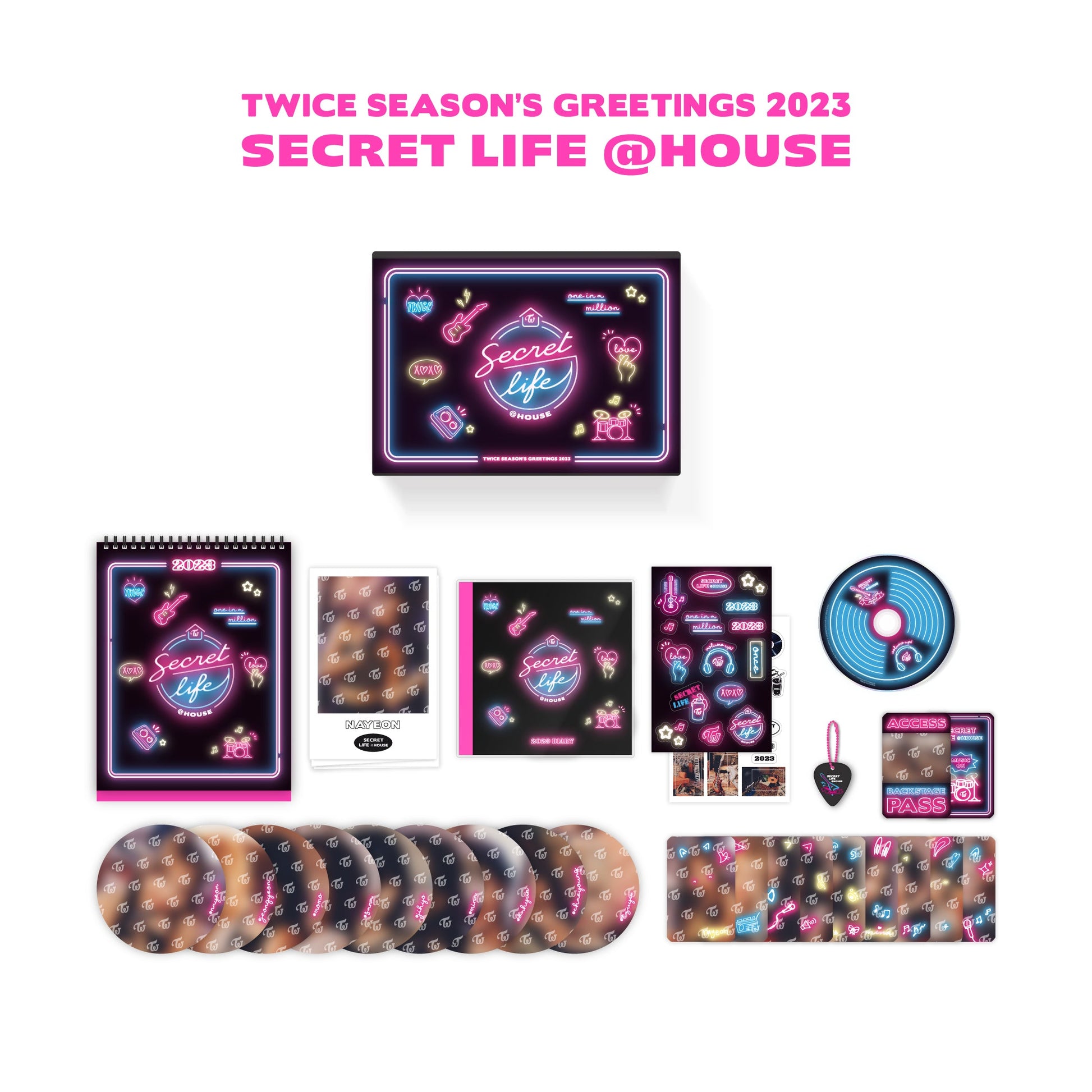 TWICE 2023 SEASON'S GREETINGS 'SECRET LIFE @HOUSE' COVER