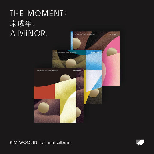 KIM WOO JIN 1ST MINI ALBUM 'THE MOMENT : 未成年, A MINOR' - KPOP REPUBLIC