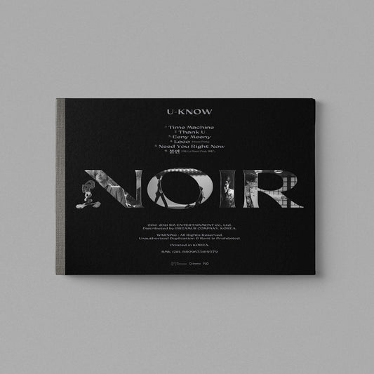 U-KNOW (TVXQ) 2ND MINI ALBUM 'NOIR' - KPOP REPUBLIC