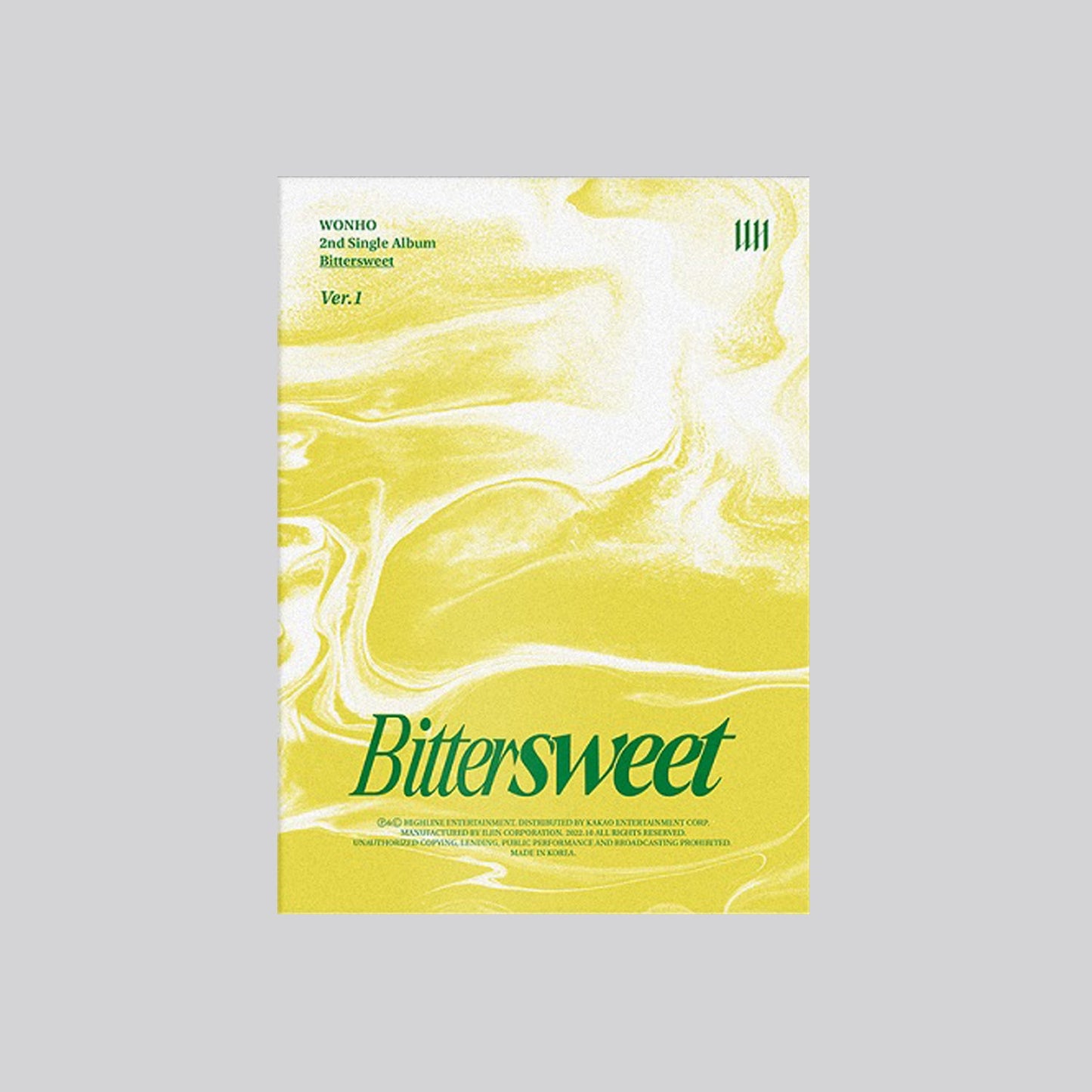 WONHO 2ND SINGLE ALBUM 'BITTERSWEET' VER. 1 COVER